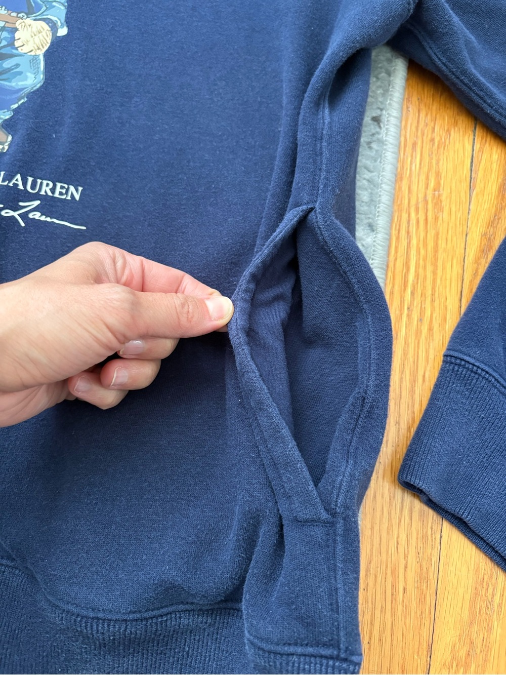 Polo Ralph Lauren Polo Bear Fleece Hoodie, Men’s Medium - Picture 5 of 6